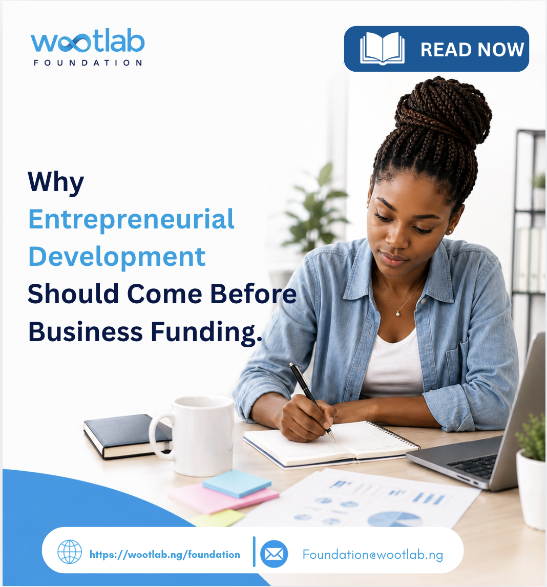 Entrepreneurs taking part in a Wootlab Foundation programme